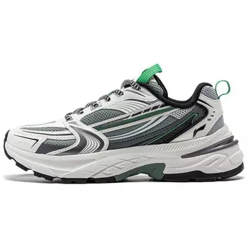 Кроссовки LINING Aurora 2K Lifestyle Shoes Women's Low-top Beige/Gray/Green, зеленый