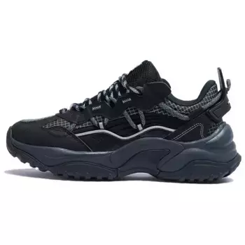 Кроссовки LINING Aurora WindWalker Lifestyle Shoes Women's Low-top Black, черный