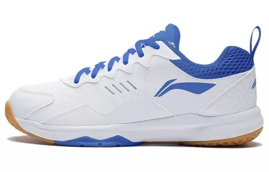 Кроссовки LINING Badminton Shoes Unisex Low-top Standard White/brilliant Blue, синий