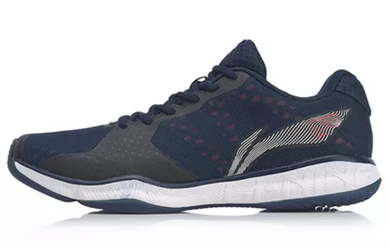 Кроссовки LINING Badminton Shoes Unisex Low-top Guangdong Blue