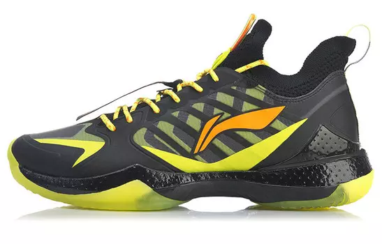 Кроссовки LINING Battle Halberd Badminton Shoes Men Low-top Fluorescent Bright Green