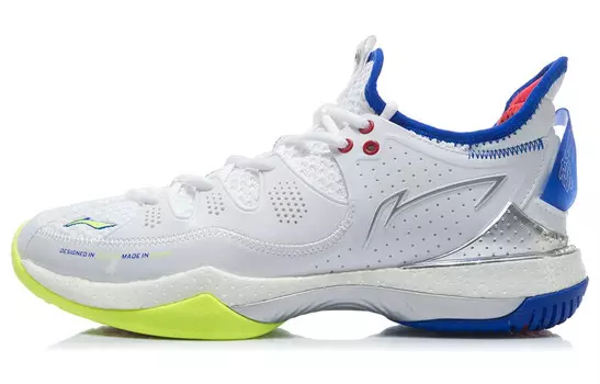 Кроссовки LINING Battle Halberd Badminton Shoes Unisex Low-top White