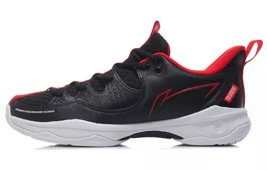 Кроссовки LINING Battle Halberd Badminton Shoes Unisex Low-top Black/White