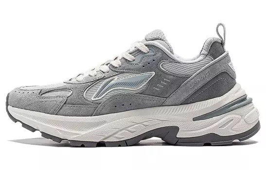 Кроссовки LINING Beichen Lifestyle Shoes Women's Low-top Gray, серый