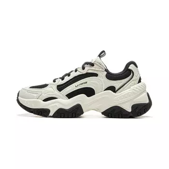 Кроссовки LINING Brown Sugar V2 Lifestyle Shoes Women's Low-top Black/White, черный/белый