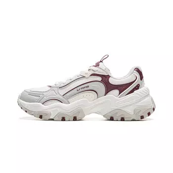 Кроссовки LINING Brown Sugar V2 Lifestyle Shoes Men Low-top White/Red, белый/красный
