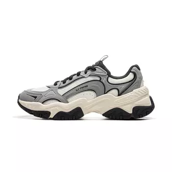 Кроссовки LINING Brown Sugar V2 Lifestyle Shoes Men Low-top Gray/White, серый/белый