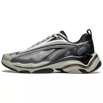 Кроссовки LINING Butterfly 2K Chunky Sneakers Men Low-top Shadow Gray / Snow Gray / Light Ash Gray, серый
