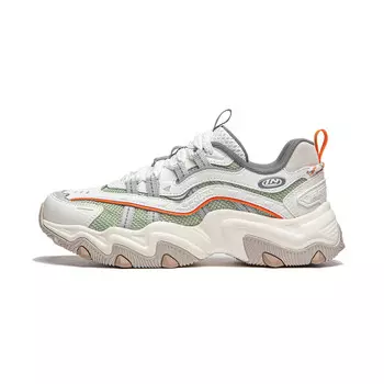 Кроссовки LINING Cat"s Claw Lite 2 Lifestyle Shoes Women's Low-top Cloud White / Mung Bean Green, зеленый