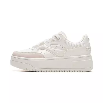 Кроссовки LINING Cheese 2.0 Skateboarding Shoes Women's Low-top White/Pink, розовый