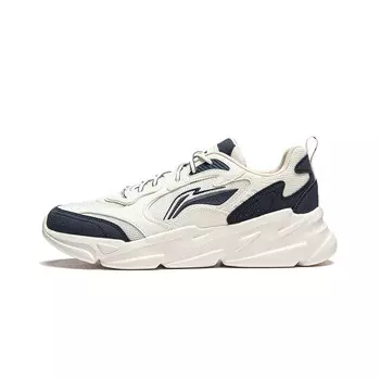 Кроссовки LINING Chunky Sneakers Men Low-top White/black, синий