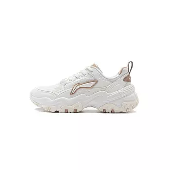 Кроссовки LINING Chunky Sneakers Women's Low-top White, белый
