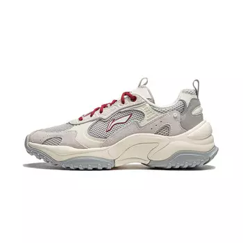 Кроссовки LINING Churui Lifestyle Shoes Men Low-top Light Soot/off-white, белый