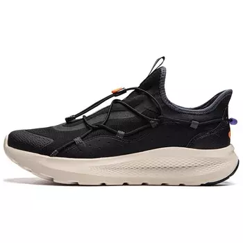Кроссовки LINING Cloud Ease Slip On Lifestyle Shoes Men Low-top Ebony Black, черный
