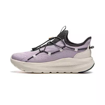 Кроссовки LINING Cloud Ease Slip On Lifestyle Shoes Women's Low-top Moonlight Purple / Obsidian Lime / Off-white, кремовый