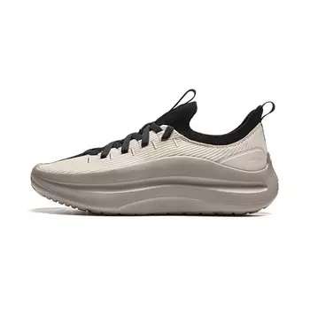 Кроссовки LINING Cloud Wave Lifestyle Shoes Men Low-top Oatmeal Grey/Midnight Black, черный