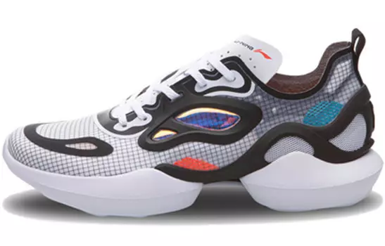 Кроссовки LINING Comet Casual Shoes Men Low-Top, черный/белый