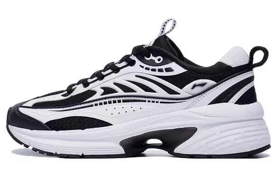 Кроссовки LINING Comet Lifestyle Shoes Women's Low-top, белый/черный
