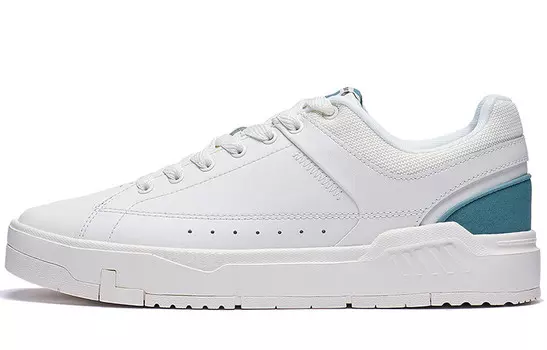 Кроссовки LINING COMMON 70s Skateboarding Shoes Men Low-top Snow White/lime Green, зеленый