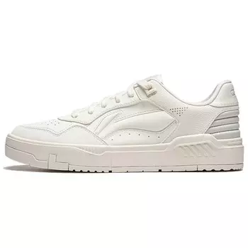 Кроссовки LINING Common 80s Skateboarding Shoes Men Low-top Milky White, слоновая кость