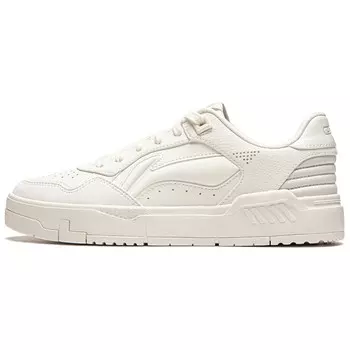 Кроссовки LINING Common 80s Skateboarding Shoes Women's Low-top White, белый