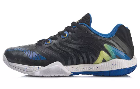 Кроссовки LINING Cool Shark Badminton Shoes Unisex Low-top Black/Blue