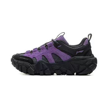 Кроссовки LINING Dunes Lifestyle Shoes Women's Low-top Black/Purple, фиолетовый