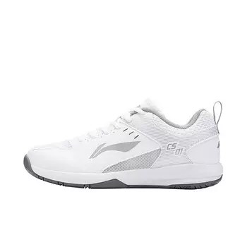 Кроссовки LINING Feather Badminton Shoes Unisex Low-top White/Silver