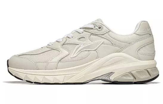 Кроссовки LiNing Furious Rider Runner Lifestyle Shoes Men Low-top Beige/Gray, серый