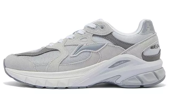 Кроссовки LiNing Furious Rider Runner Lifestyle Shoes Women's Low-top Gray, серый