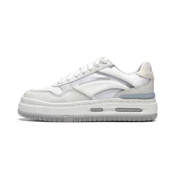 Кроссовки LINING Future C1 Skateboarding Shoes Women's Low-top Champagne White / Micro Crystal Grey, серый