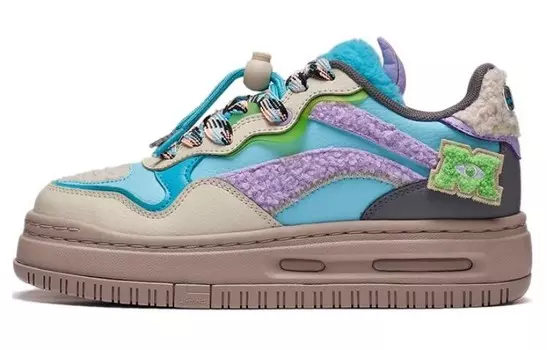 Кроссовки LINING Future C1 Skateboarding Shoes Women's Low-top Pink, голубой
