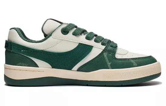 Кроссовки LINING Glory 92s Skateboarding Shoes Women's Low-top Green, зеленый