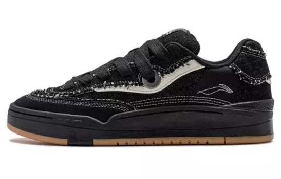 Кроссовки LINING GOS 2000 Skateboarding Shoes Men Low-top Black, черный