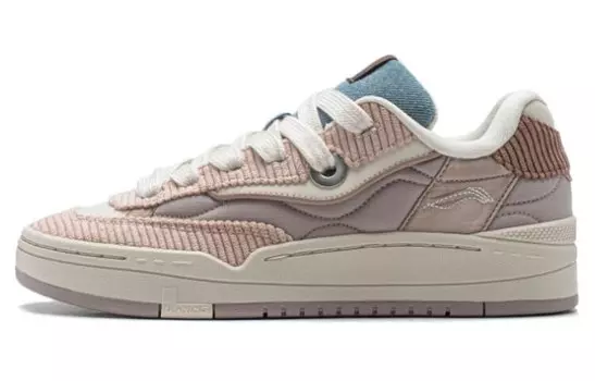 Кроссовки LINING GOS 2000 Skateboarding Shoes Women's Low-top White/Gray, белый/серый