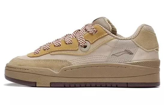 Кроссовки LINING GOS 2000 Skateboarding Shoes Women's Low-top Oyster Gray, серый