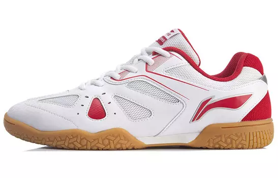 Кроссовки LINING Hawk-Eye Men's Table Tennis Shoes - White/Red