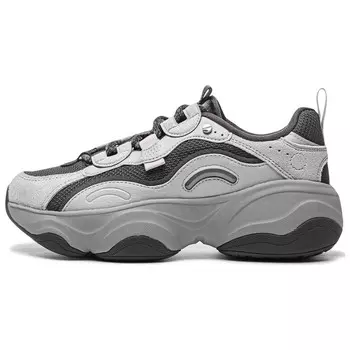 Кроссовки LINING Honey Lifestyle Shoes Women's Low-top Gray/Black, серый/черный