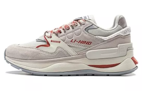 Кроссовки LINING Initial Intention Lifestyle Shoes Women's Low-top, серый