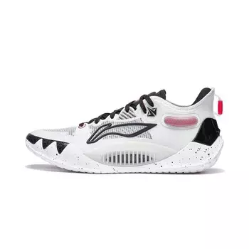 Кроссовки LINING JB1 Training Shoes Men Low-top, белый/черный