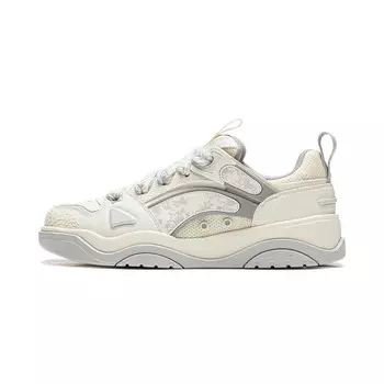 Кроссовки LINING Jingcheng 2.0 V2 Skateboarding Shoes Men Low-top Off White, цвет Off White