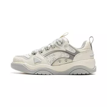 Кроссовки LINING Jingcheng 2.0 V2 Skateboarding Shoes Women's Low-top Off White, цвет Off White