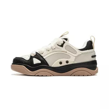 Кроссовки LINING Jingcheng 2.0 V2 Skateboarding Shoes Women's Low-top Oatmeal Gray, серый