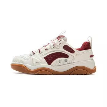 Кроссовки LINING Jingcheng 2.0 V2 Skateboarding Shoes Women's Low-top White/Red, белый/красный