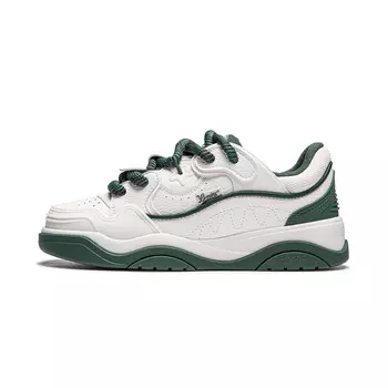 Кроссовки LINING Journey 2.0 Skateboarding Shoes Men Low-top Cloud White / Manor Green, белый