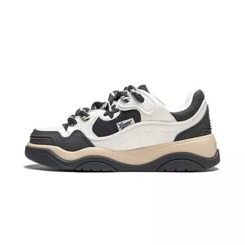 Кроссовки LINING Journey 2.0 Skateboarding Shoes Men Low-top Cloud White/ebony Black/dark Gray-green, серо-зеленый