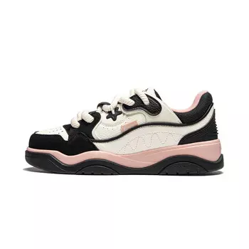 Кроссовки LINING Journey 2.0 Skateboarding Shoes Men Low-top Black/off-white, черный/бежевый