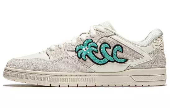 Кроссовки LiNing Li Ning X Steven Harrington Skateboarding Shoes Men Low-top Off-white, цвет Off-white