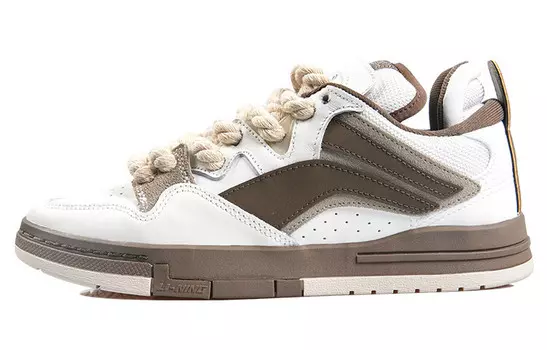 Кроссовки LINING Lifestyle Shoes Men Low-top White/gray, светло-серый