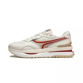 Кроссовки LINING Lifestyle Shoes Men Low-top Off White, цвет Off White